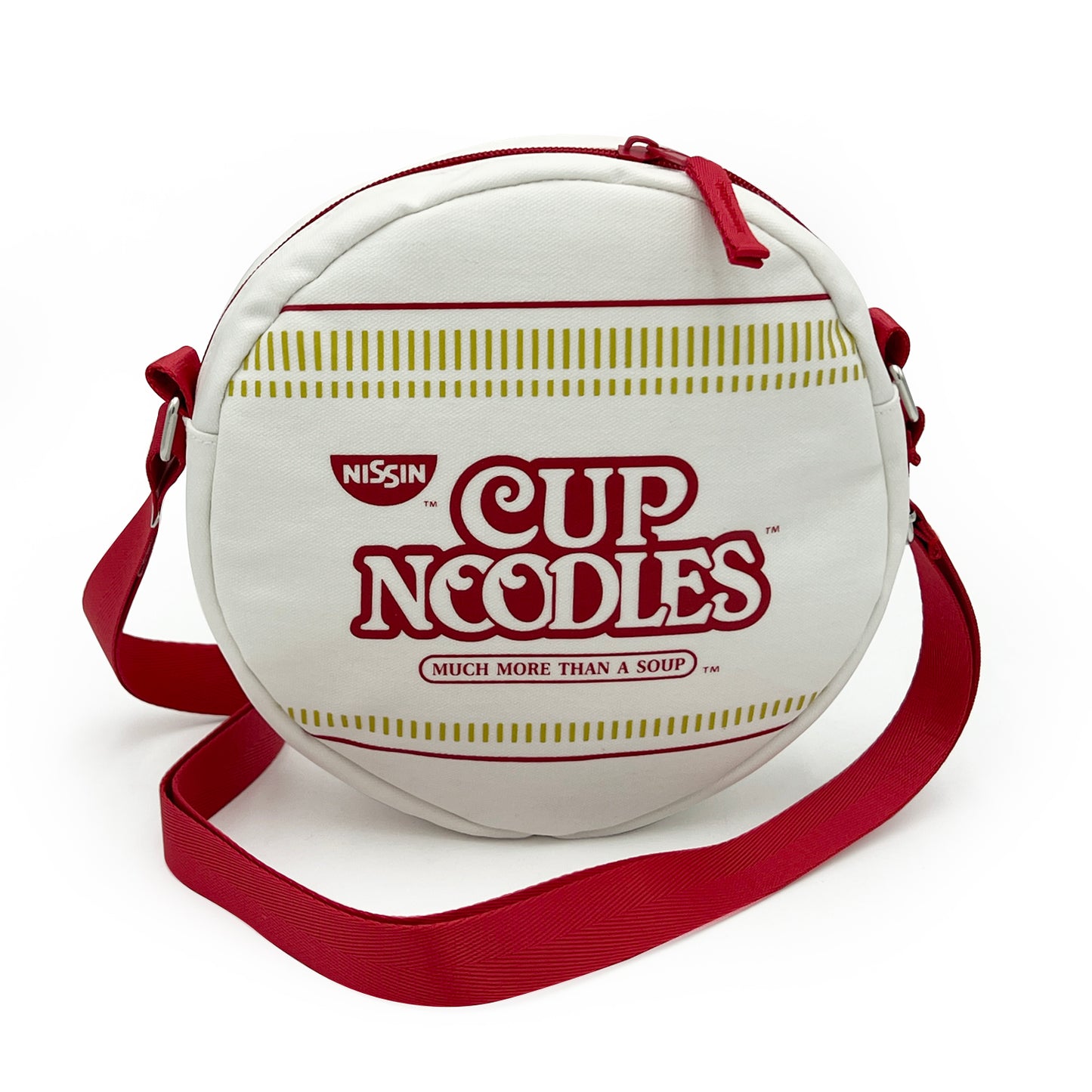 Nissin Cup Noodles 8" Crossbody Bag Off-White