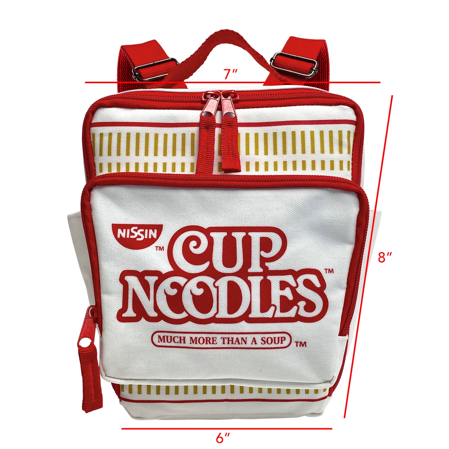 Nissin Cup Noodles Mini Backpack - White