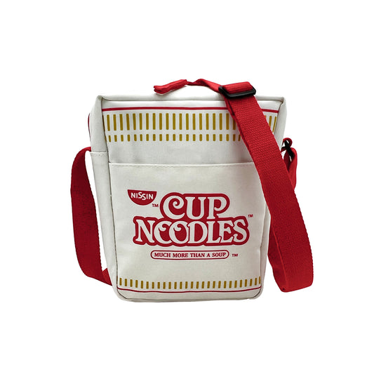 Nissin Cup Noodles Cup Noodles Crossbody Bag - White