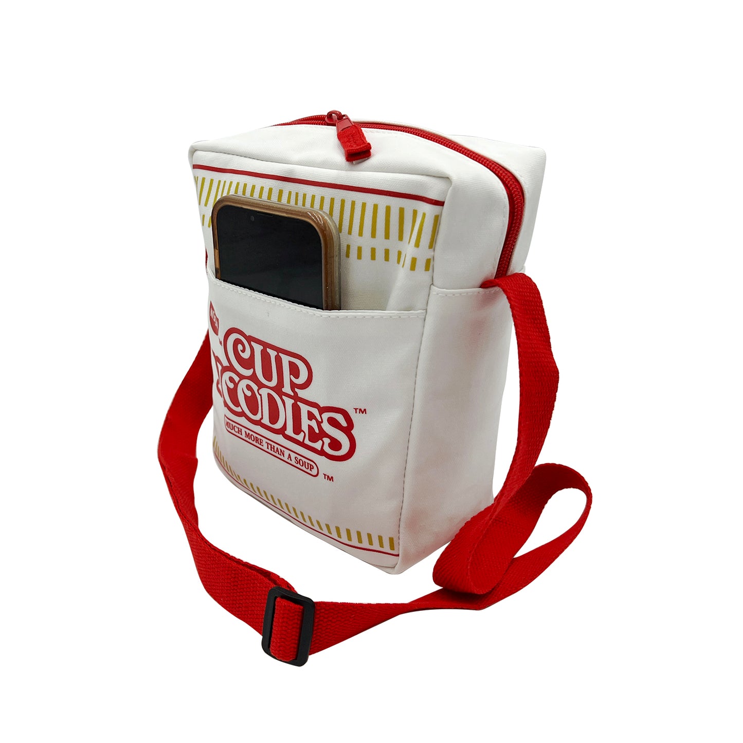 Nissin Cup Noodles Cup Noodles Crossbody Bag - White