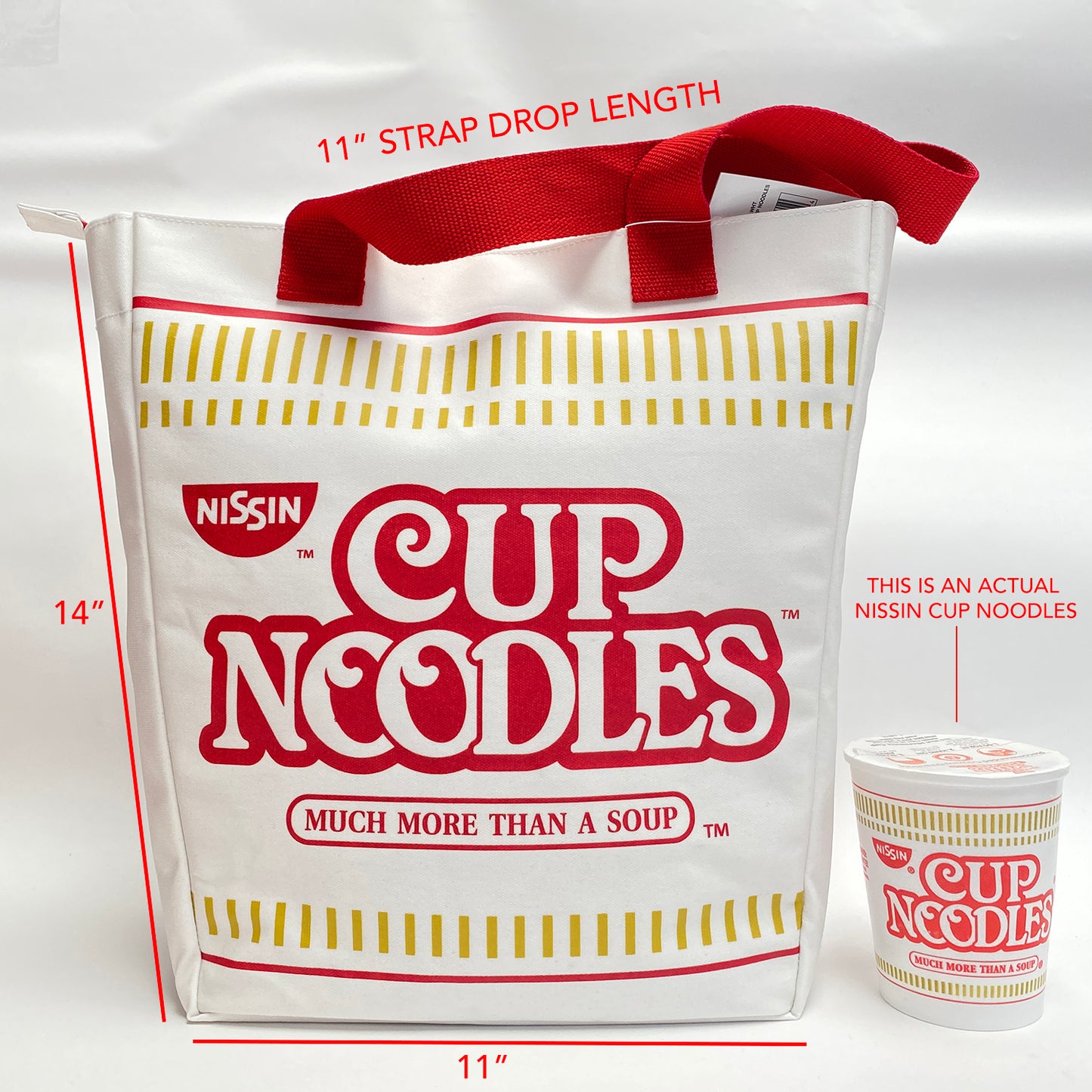 Nissin Cup Noodles Tote Bag - White