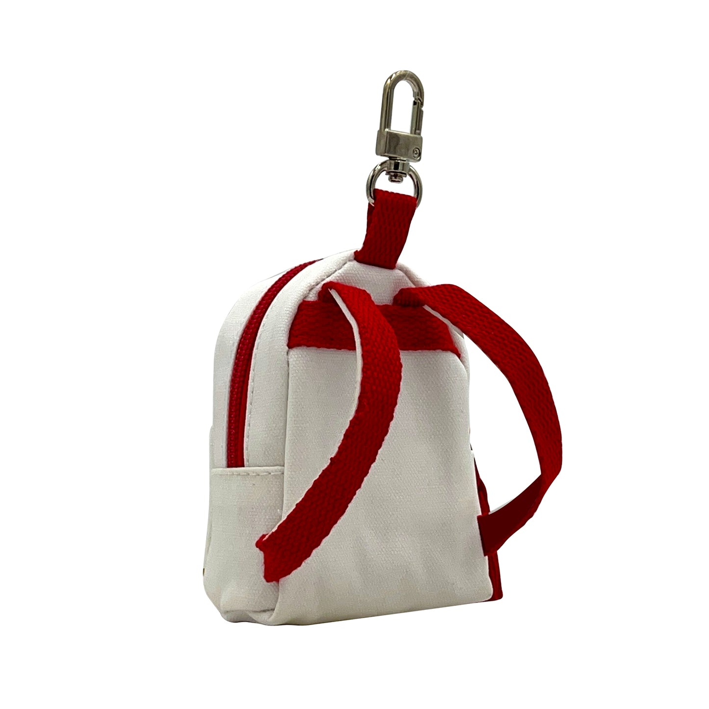 Nissin Cup Noodles Micro Backpack Keyring - White