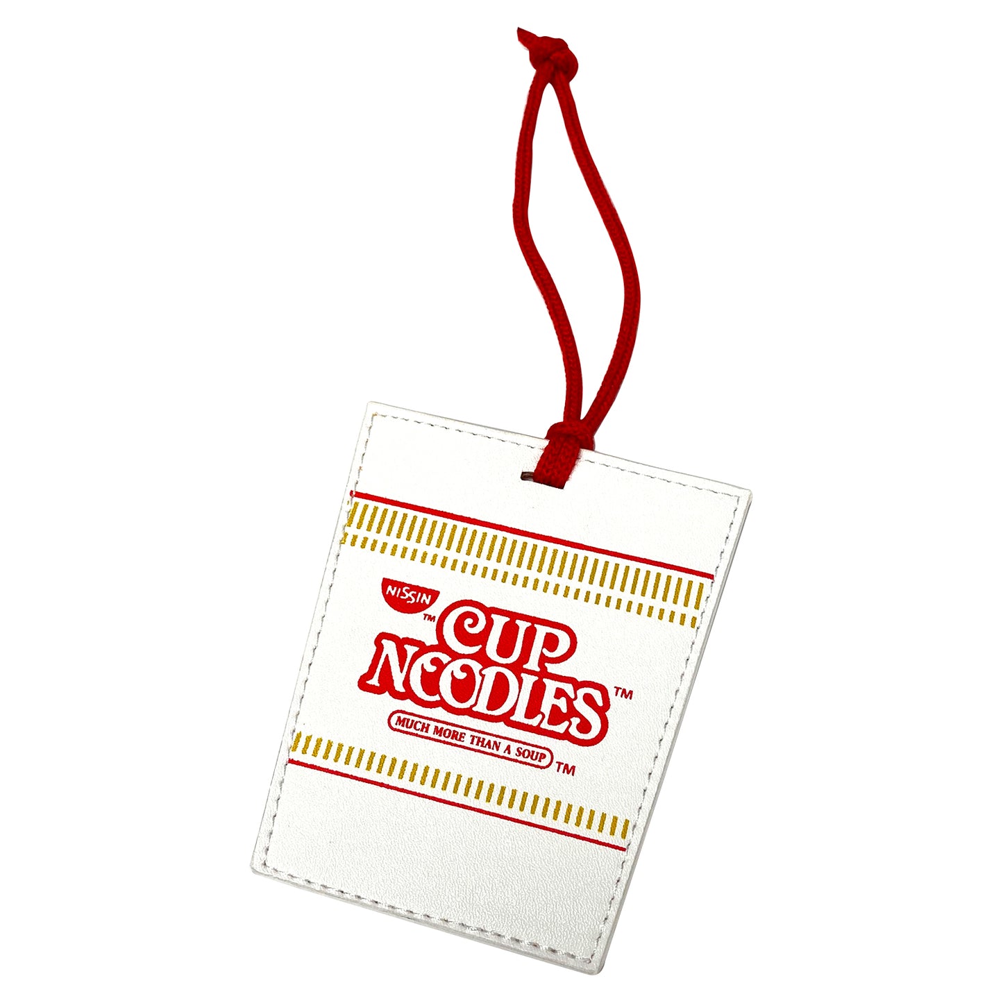 Nissin Cup Noodles Luggage Tag - White