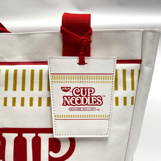 Nissin Cup Noodles Luggage Tag - White